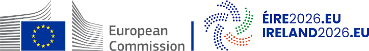 Logos of the European Commission and the Irish Presidency